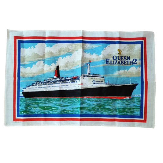 Queen Elizabeth 2 Tea Towel